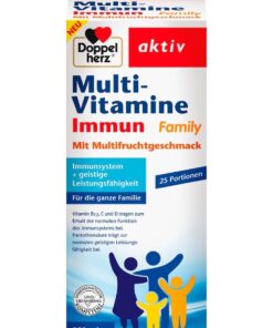 Siro Tăng Cường Đề Kháng Doppelherz Multivitamine Immun Family, 250ml