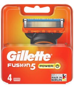 Lưỡi Cạo Râu Gillette Fusion 5 Power, Vỉ 4 chiếc