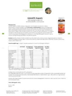 Thuốc bổ khớp Sanct Bernhard Gelenkfit, 240 viên nang