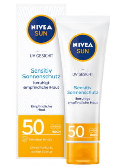 Kem chống nắng Nivea Sun Sensitive Spf 50 cho da nhạy cảm chống nhờn bóng, 50 ml