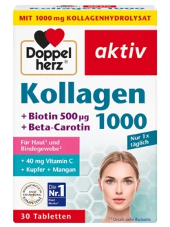 Viên Uống Doppelherz Kollagen 1000, 30 viên