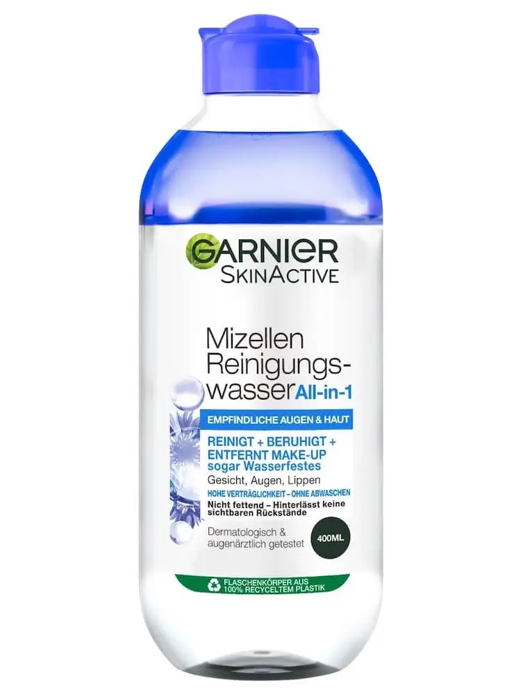 Nước tẩy trang garnier cho da nhạy cảm và vùng mắt 400ml