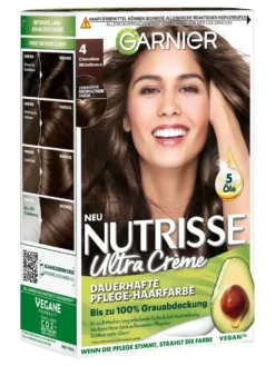 Thuốc nhuộm tóc Garnier Nutrisse 4 nâu socola