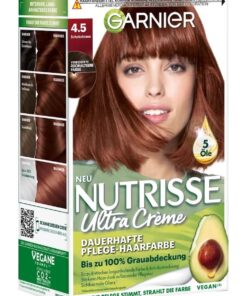 Thuốc nhuộm tóc Garnier Nutrisse 4.5 nâu socola