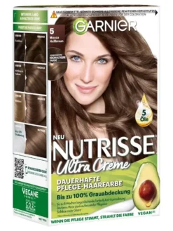 Thuốc nhuộm tóc Garnier Nutrisse 5 nâu nhạt