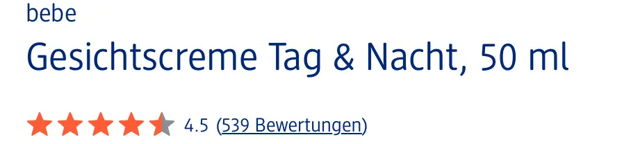 Kem dưỡng da Bebe Tag & Nacht Pflege 50ml