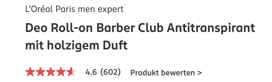 Lăn khử mùi Loreal Men Expert Barber CLub, 50ml