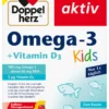 Viên Nhai Doppelherz Omega-3 Vitamin D3 Kids 27 viên