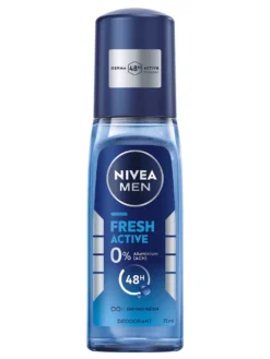 Xịt khử mùi NIVEA MEN Fresh Active 75 ml