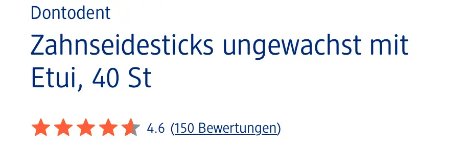Tăm chỉ nha khoa Dontodent, 40 chiếc
