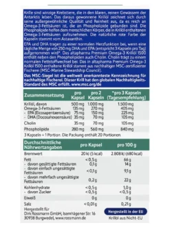 Omega 3 Nhuyễn Thể Altapharma Premium, 60 Viên