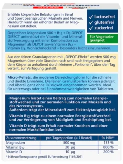 Doppelherz Magnesium 500 B12 D3 Direct Depot