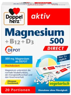 Doppelherz Magnesium 500 B12 D3 Direct Depot