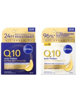 Bộ Kem Dưỡng Nivea Q10 Extra Reichhaltig Cho Da Khô
