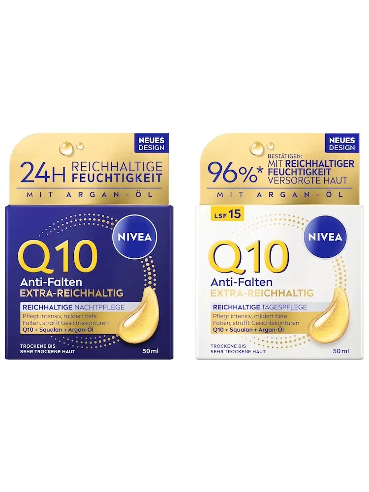 Bộ Kem Dưỡng Nivea Q10 Extra Reichhaltig Cho Da Khô